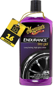 Meguiar’s Endurance Tire Gel – Long-Lasting Tire Shine, 16 Oz