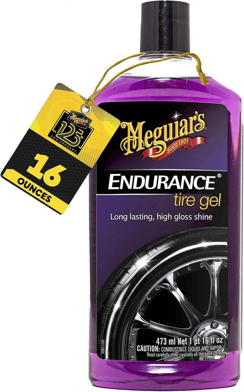 Meguiar’s Endurance Tire Gel – Long-Lasting Tire Shine, 16 Oz
