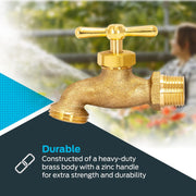 1/2 Inch Brass Irrigation Hose Bibb