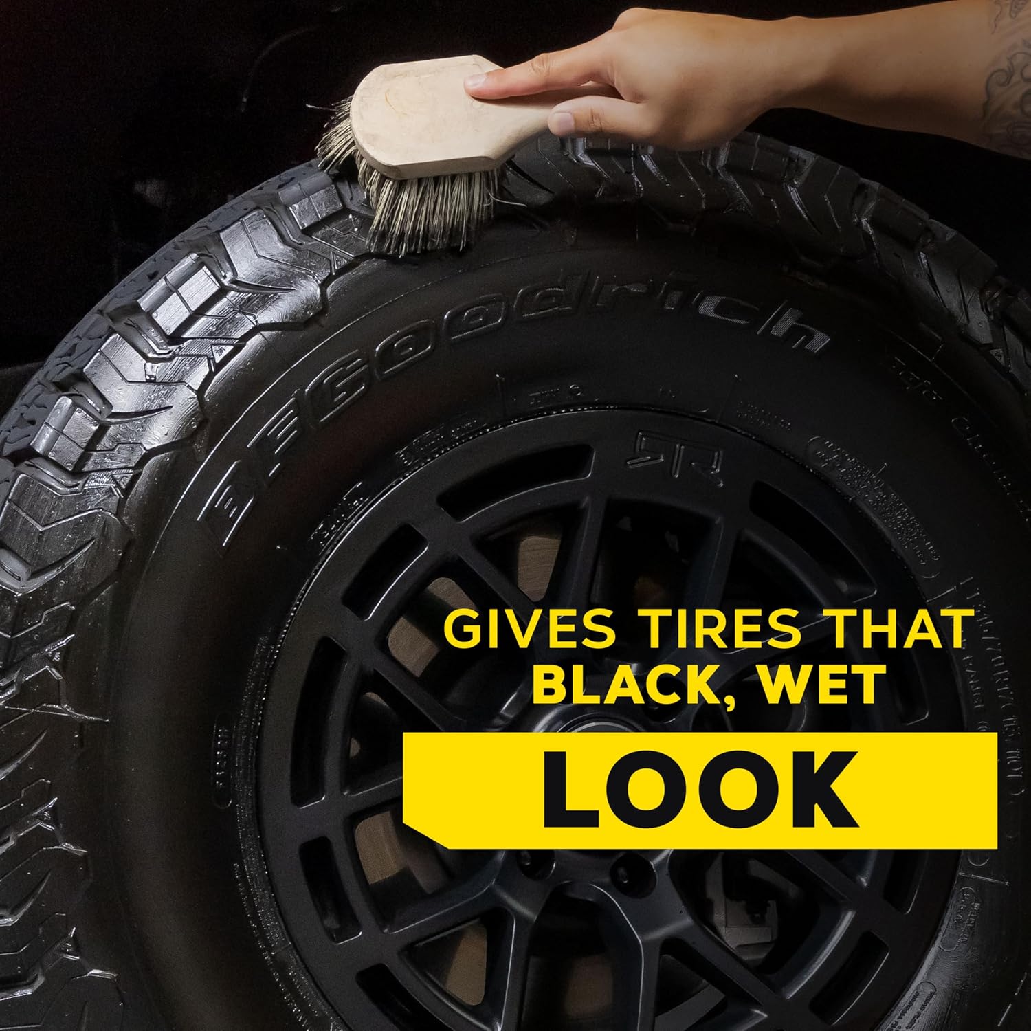 High-Gloss Wet-Look Tire Shine Spray – 16 oz