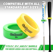Baseball & Softball Bat Weight Donut Set – 2 Pack