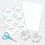 White Vellum Bristol Cardstock – 8.5 x 11, 250 Sheets