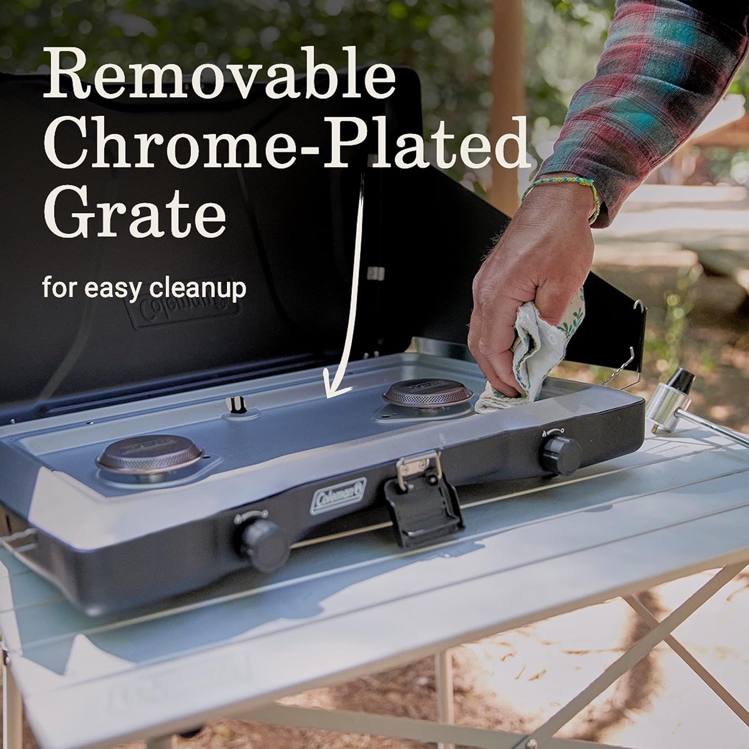 Coleman Triton 2-Burner Portable Propane Camping Stove