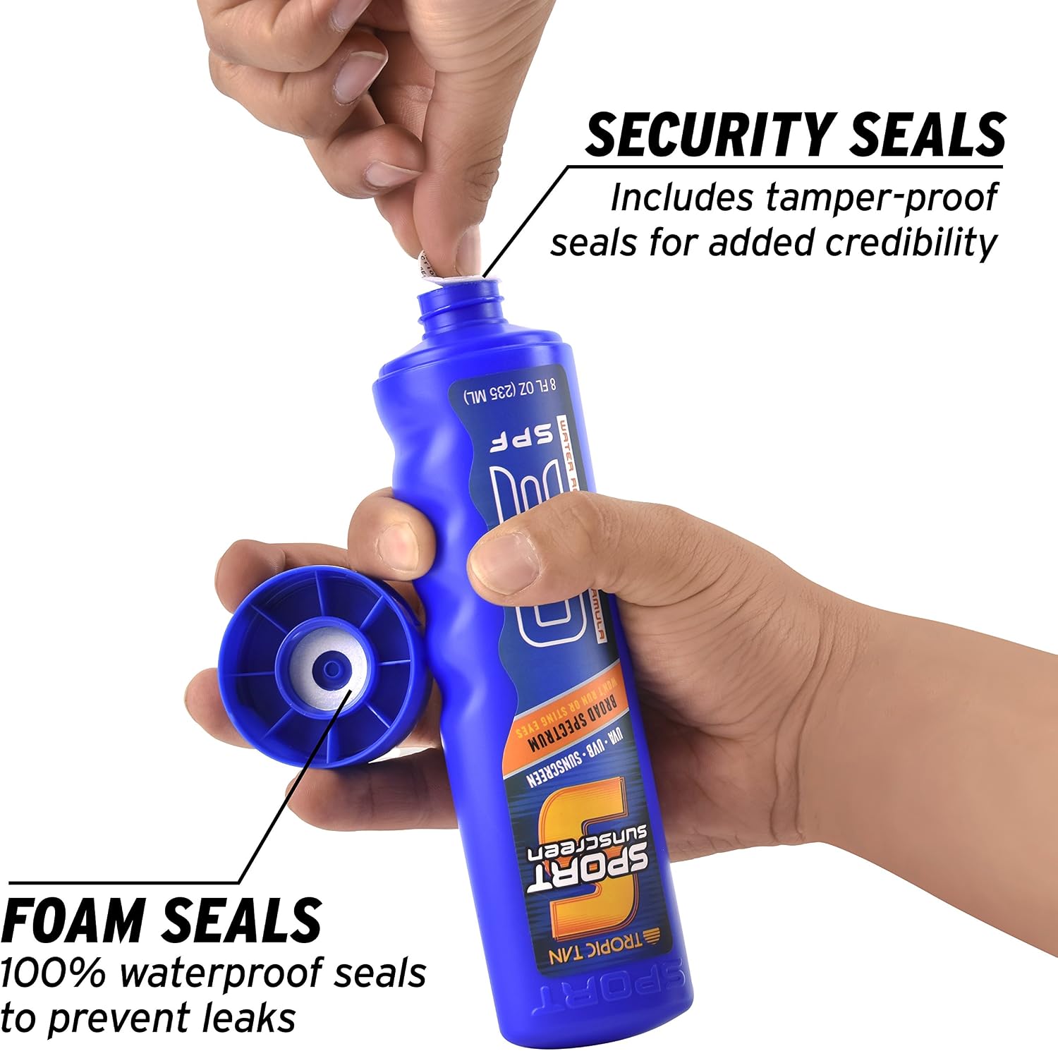 Sunscreen Bottle Travel Flask Set (2-Pack)