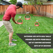Pop-Up Golf Chipping Practice Net