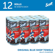 Blue Shop Paper Towels – 12 Rolls