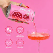 Raspberry Rose Prebiotic Soda