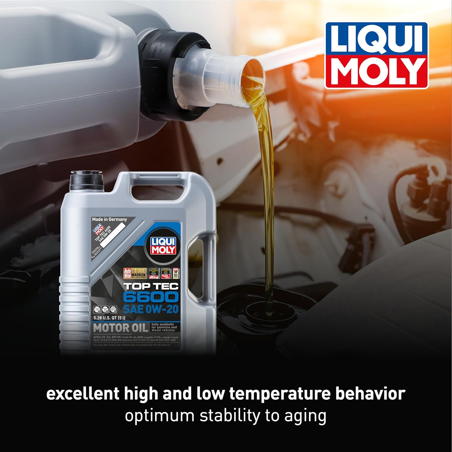 Fully Synthetic SAE 0W-20 Engine Oil – 5 Liter
