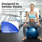 Exercise & Stability Ball for Balance, Core Strength & Rehabilitation