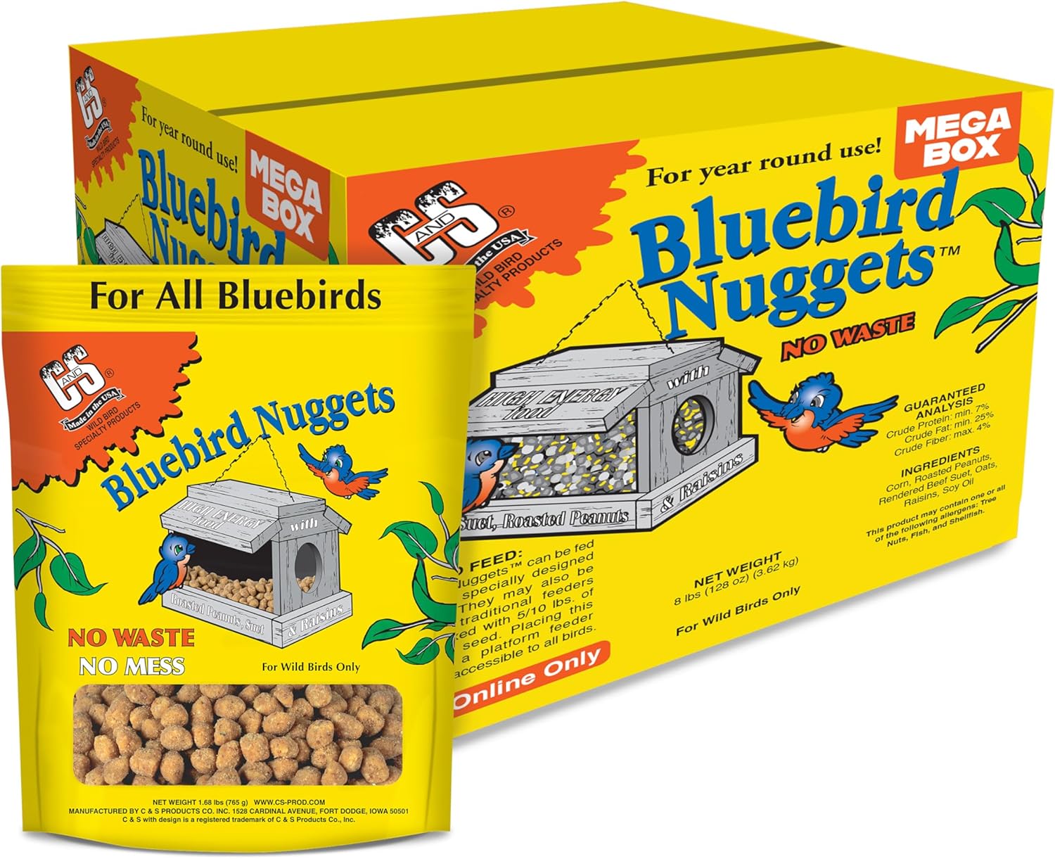 Bluebird Suet Nuggets