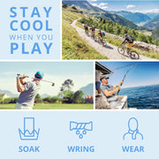 Reusable Instant Cooling Towel – 33 x 13 Inches