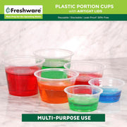 Plastic Portion Cups Set