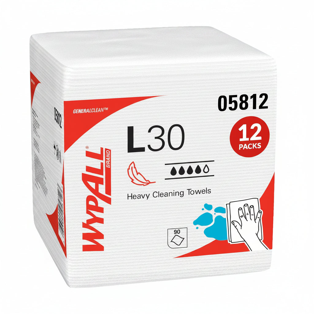 Heavy Duty General Cleaning Towels, 12 x 90 Sheets