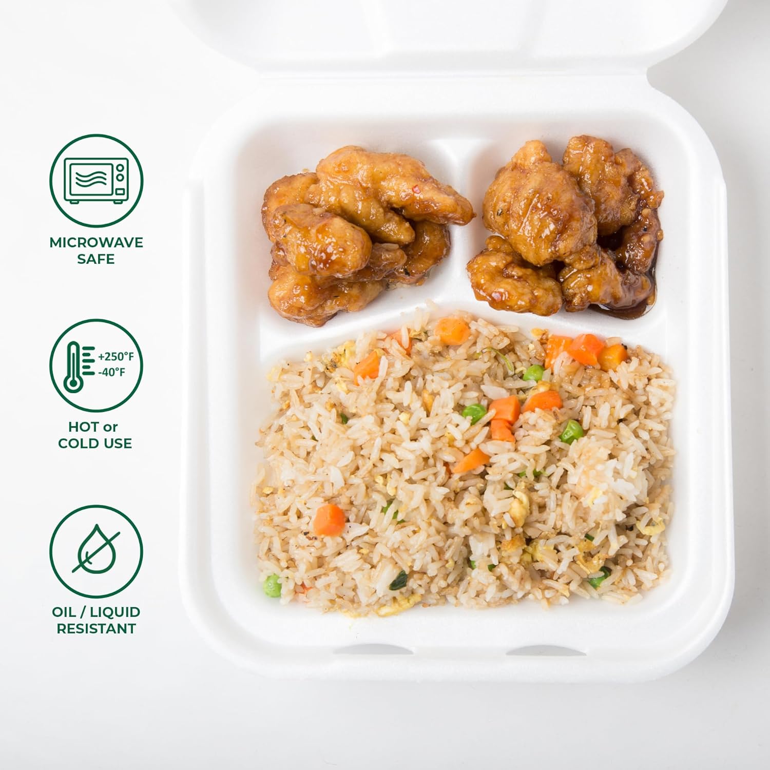 Compostable Clamshell Containers