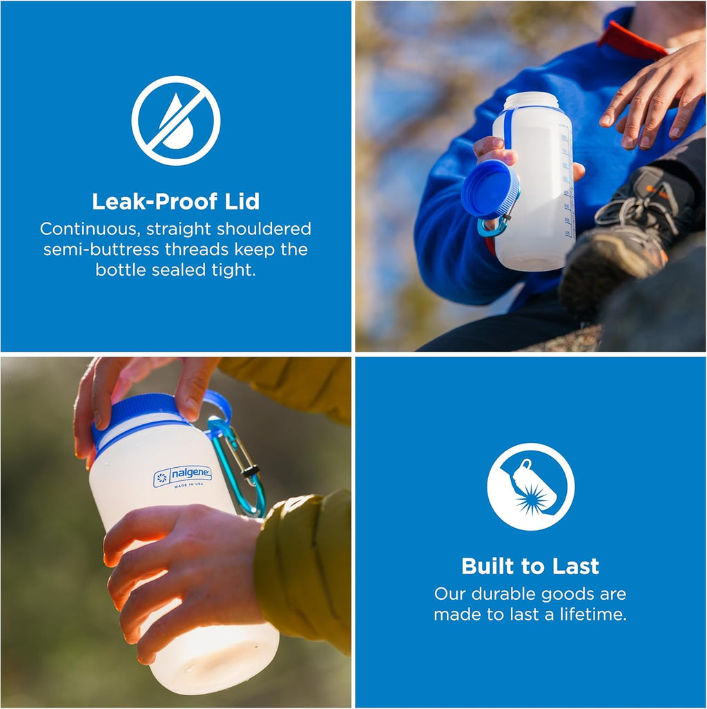 Wide Mouth 32 oz BPA-Free HDPE Water Bottle