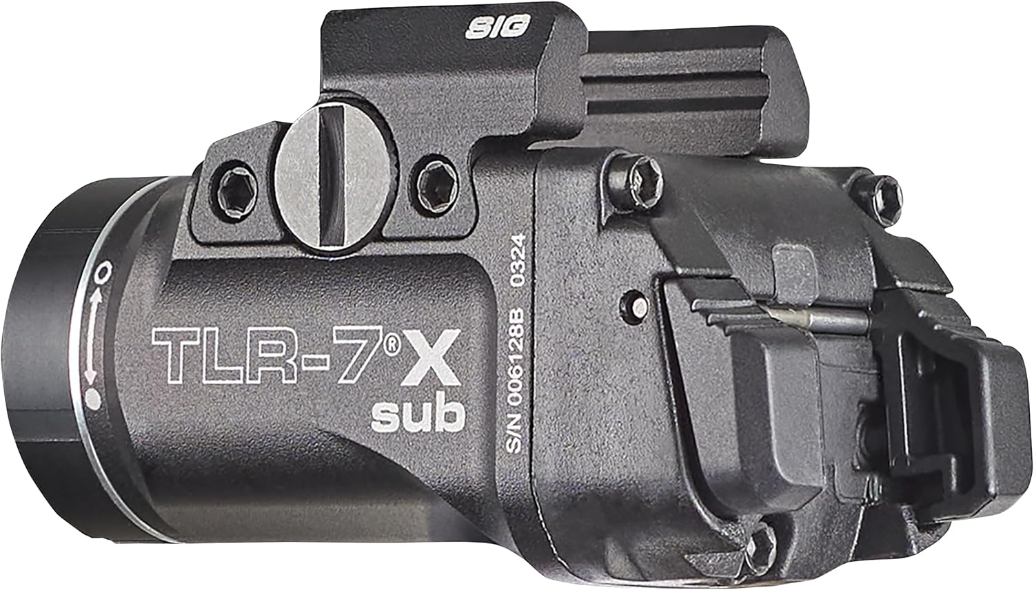 Compact Rail-Mounted Tactical Flashlight