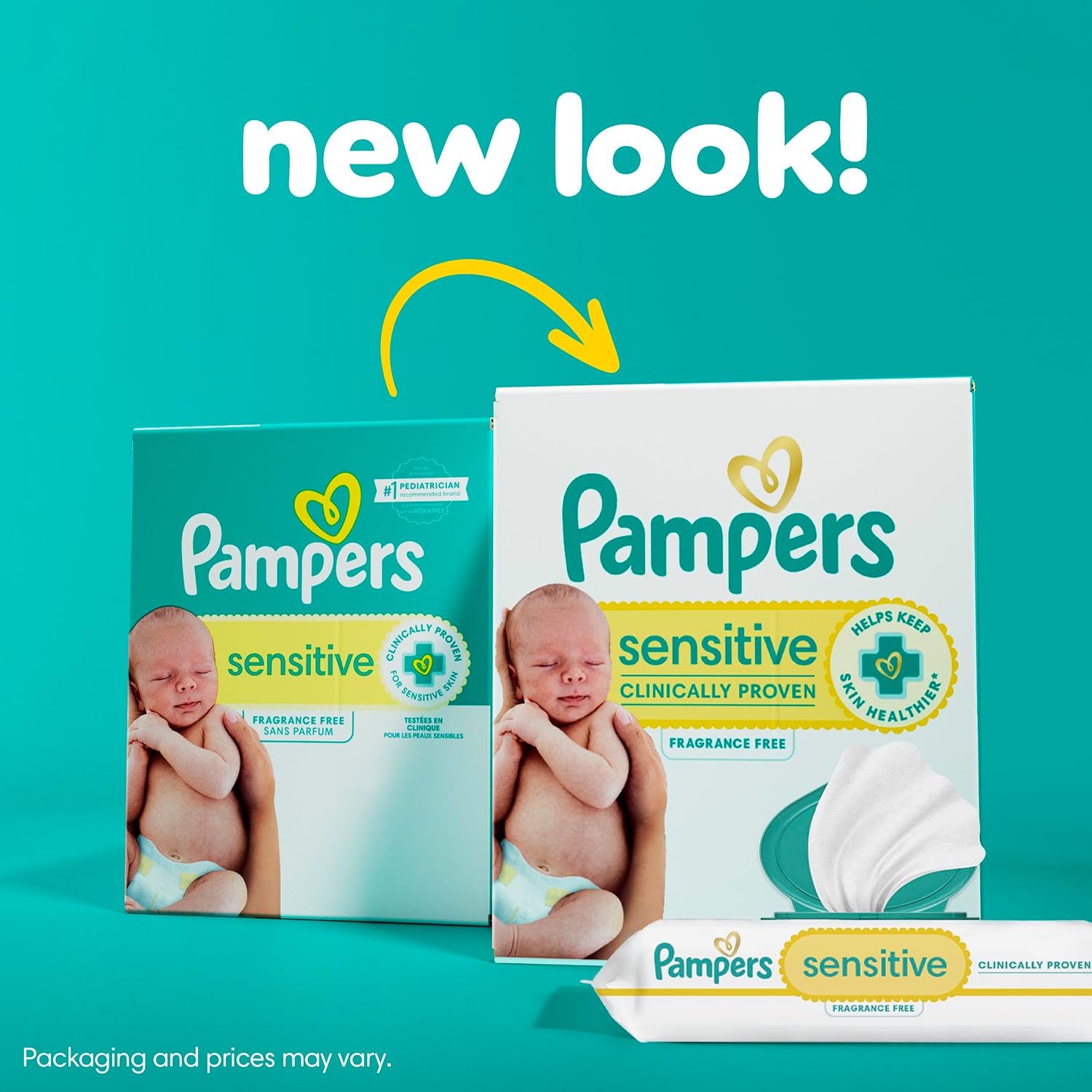 Pampers Sensitive Baby Wipes – 1008 Count, Unscented