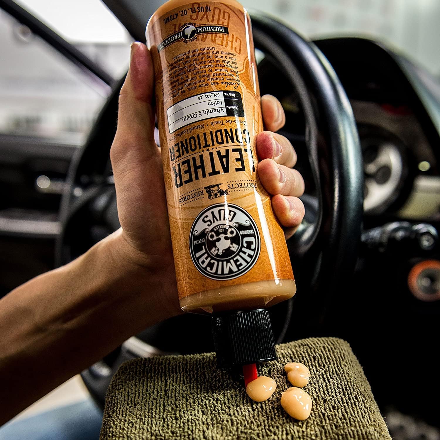 Leather Conditioner for Car Interiors – 16 oz