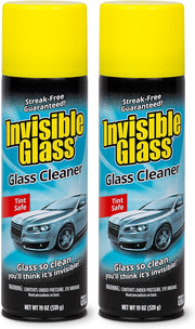Invisible Glass Premium Aerosol Glass Cleaner – 19 Oz, 2-Pack