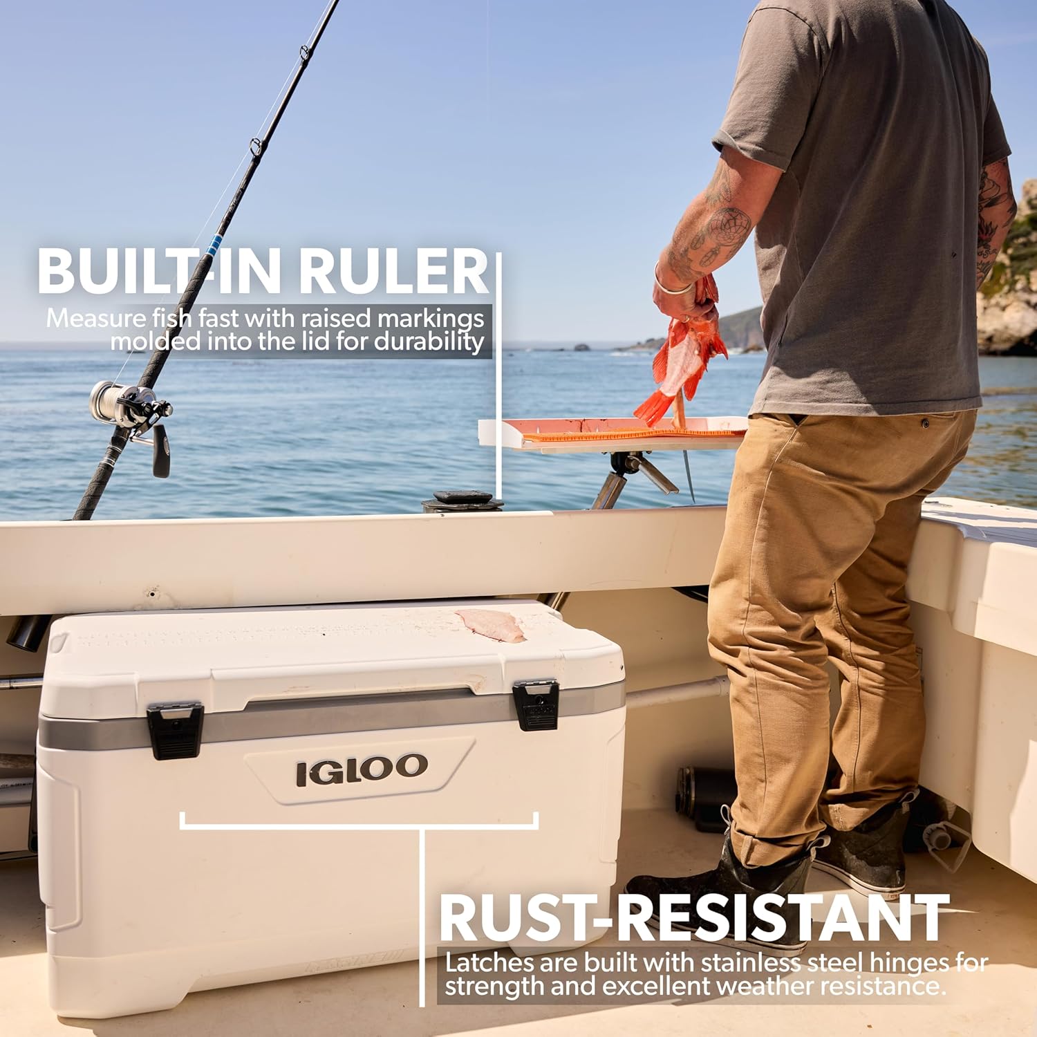 100 Quart Marine Insulated Hard Cooler