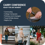 Pepper Spray with Fast Flip-Top Safety & Snap-Clip Keychain
