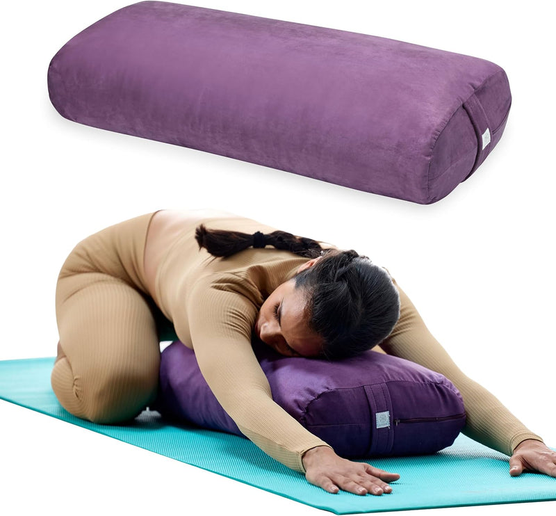 Yoga Bolster Pillow for Meditation & Stretching