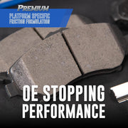 Premium Ceramic Front Brake Pads – SBC1363