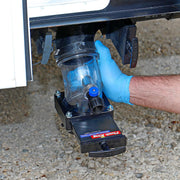 45-Degree RV Reverse Flush Valve with Clear Body