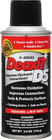 CAIG DeoxIT D5S-6 Contact Cleaner – 5 Oz