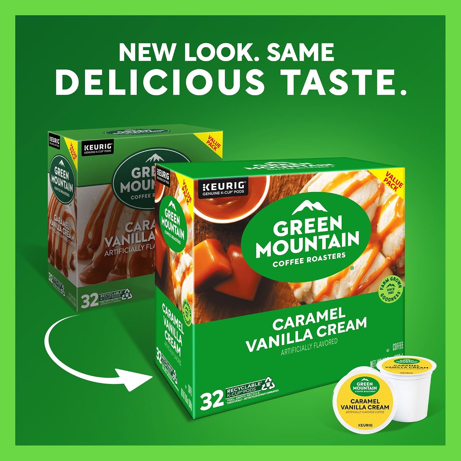 Caramel Vanilla Light Roast Pods