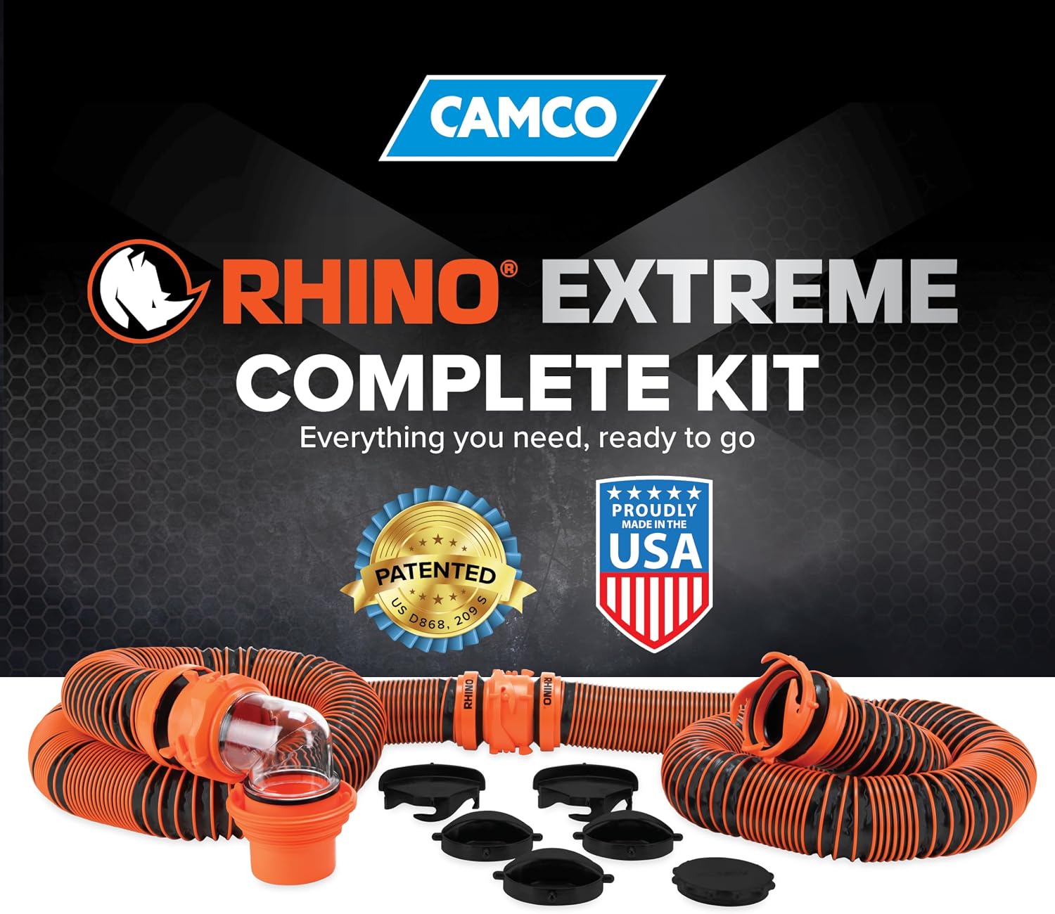 20-Foot Premium RV Sewer Hose Kit