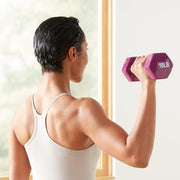 Amazon Basics Vinyl Coated Hex Dumbbell