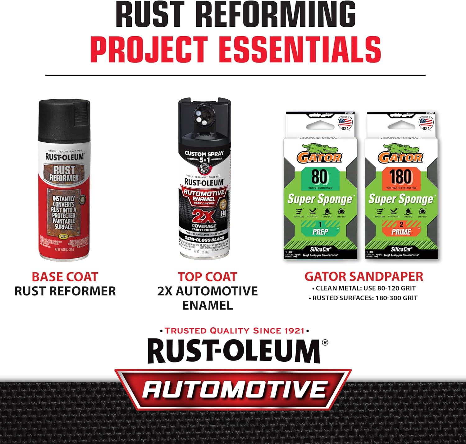 Rust-Oleum Stops Rust Rust Reformer Black Spray – Corrosion Protection