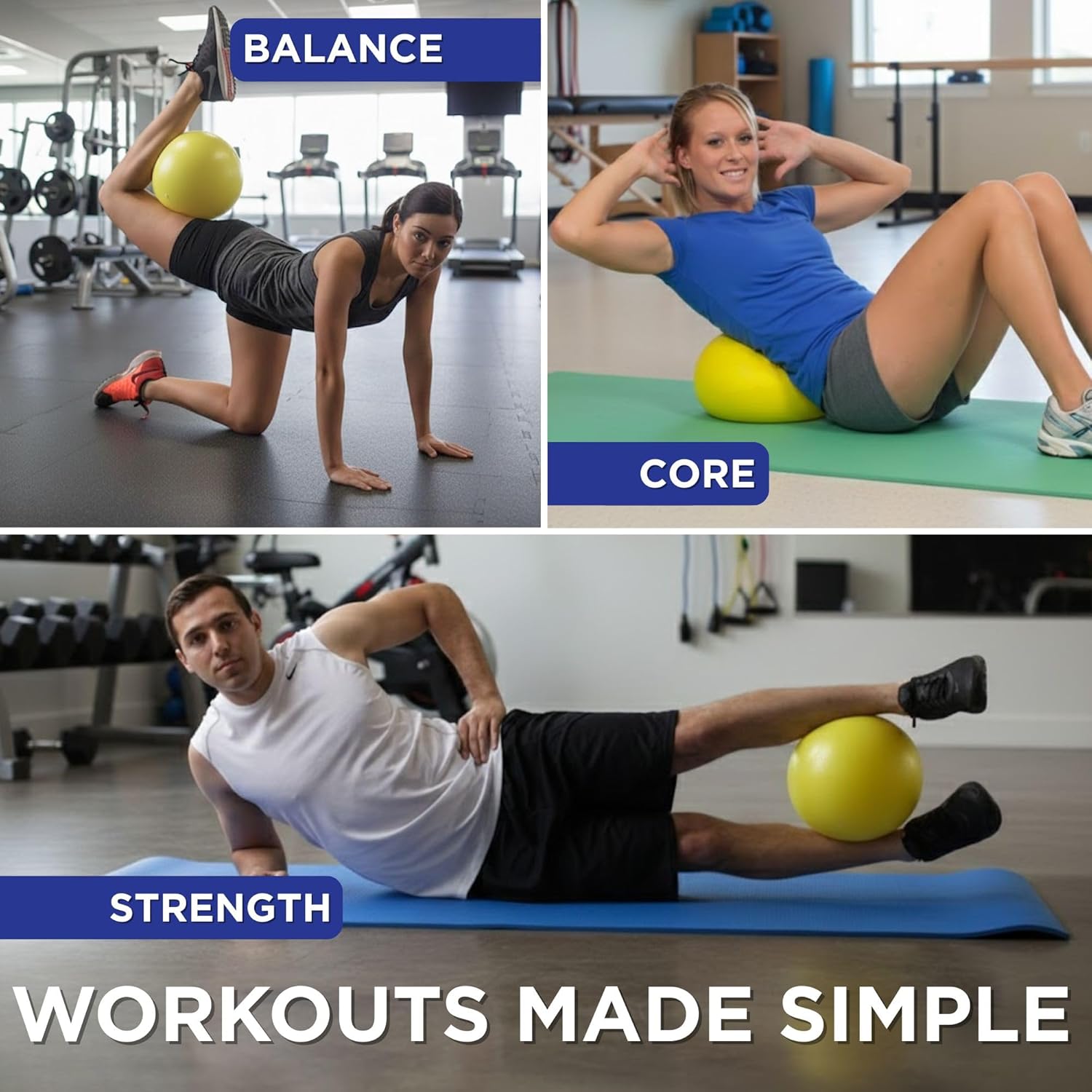 9-Inch Mini Exercise Ball for Pilates & Yoga
