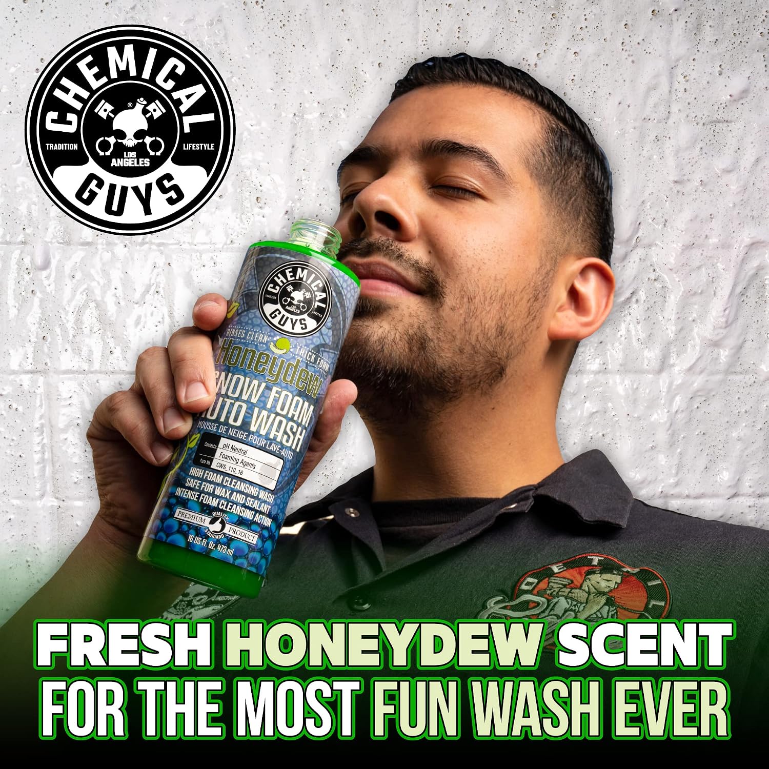 Chemical Guys Honeydew Snow Foam Car Wash Soap – 1 Gallon