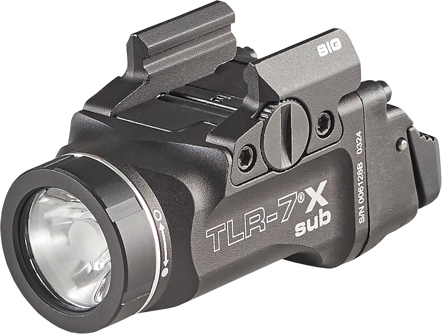 Compact Rail-Mounted Tactical Flashlight