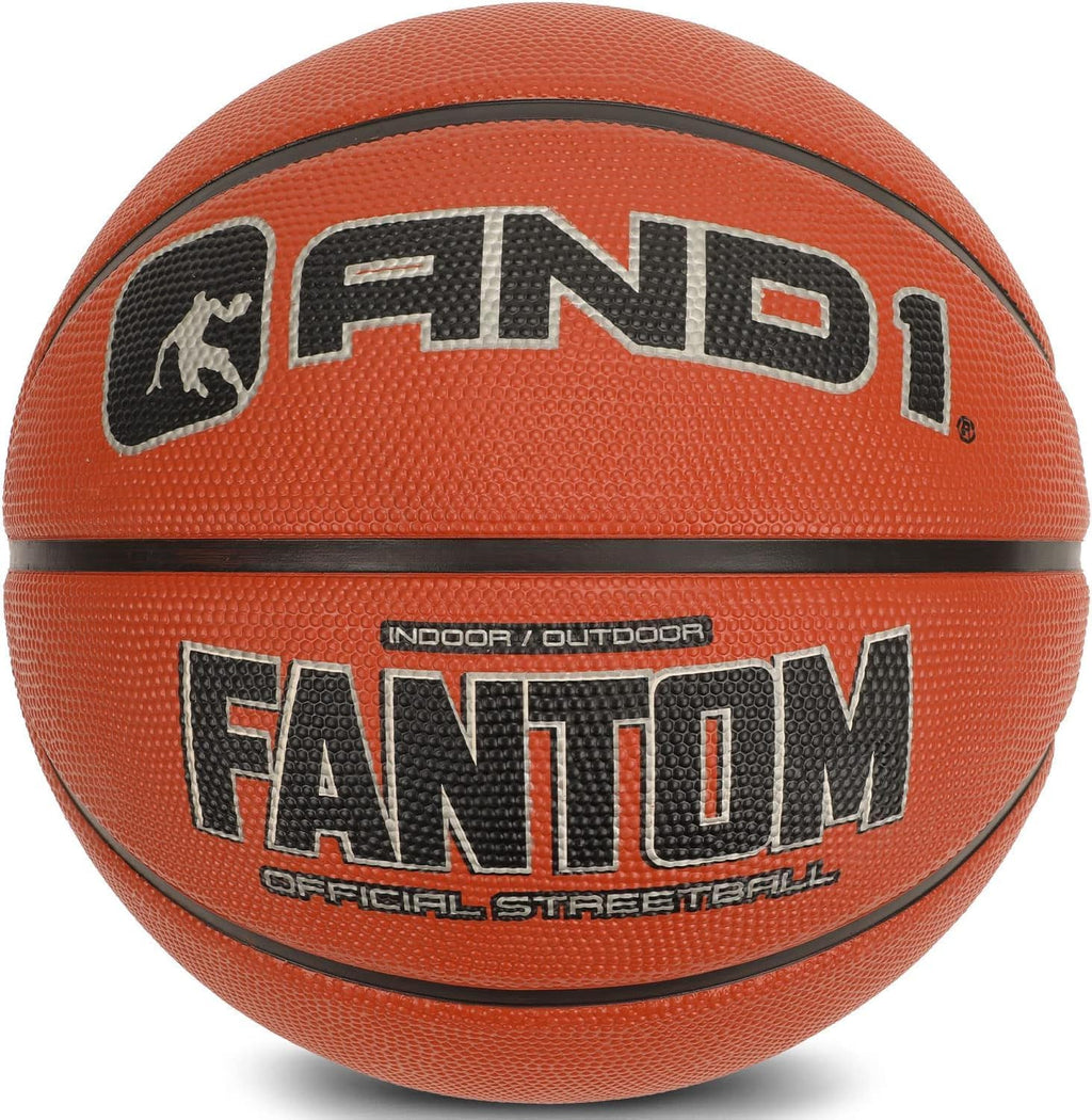 Official Size 7 Rubber Basketball for Indoor & Outdoor Play