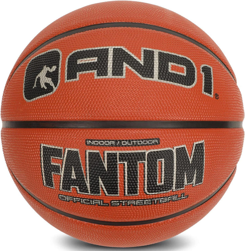 Official Size 7 Rubber Basketball for Indoor & Outdoor Play
