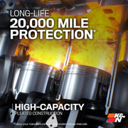 Premium Spin-On Oil Filter with Wrench-Off Nut – Up to 20,000 Miles