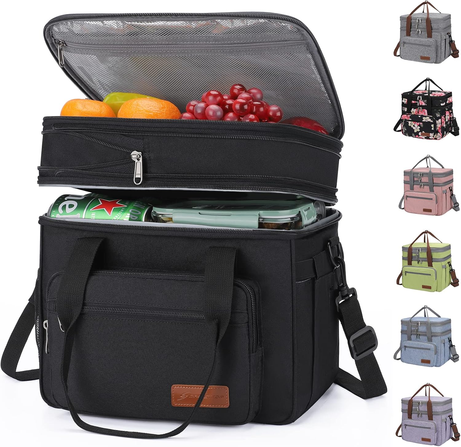 23L Insulated Expandable Lunch Cooler Bag