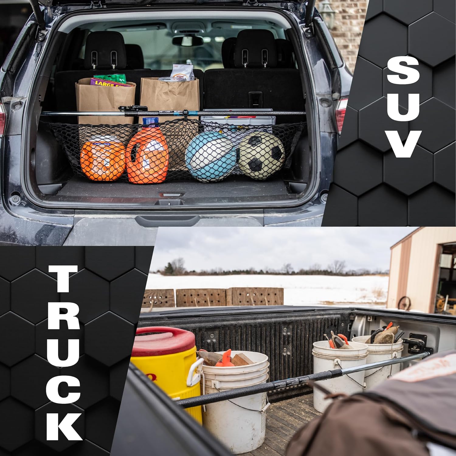 Keeper Adjustable Ratcheting Cargo Bar – 40"–70"