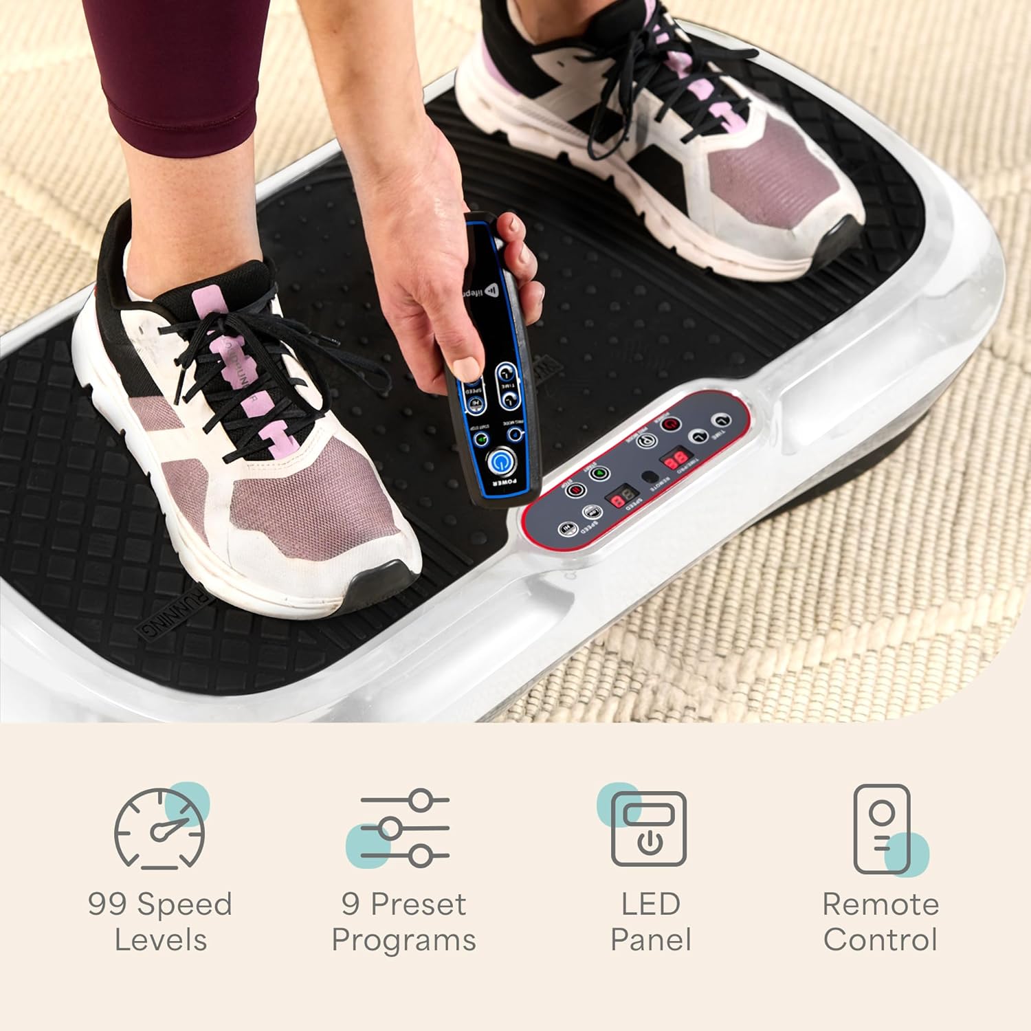 Lifepro Waver Vibration Plate Exercise Machine