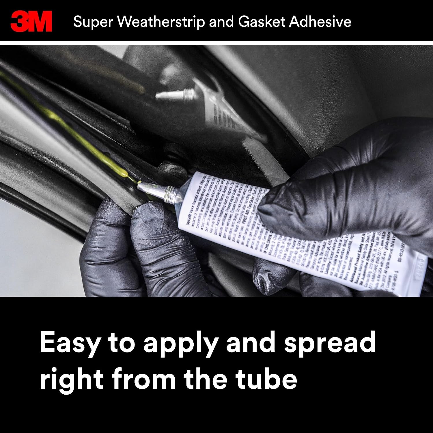 3M 08008 Black Super Weatherstrip & Gasket Adhesive – 5 Oz