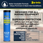 NLGI #2 Marine-Grade Trailer Wheel Bearing Grease
