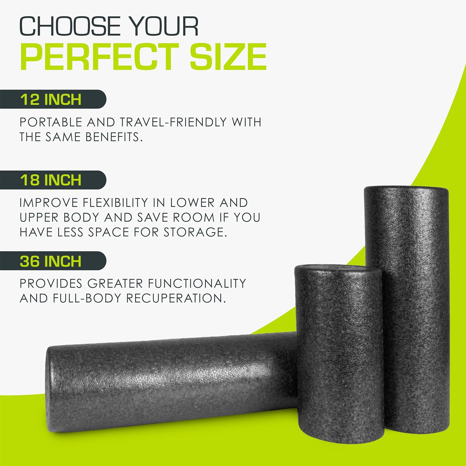 12-Inch High Density Foam Roller