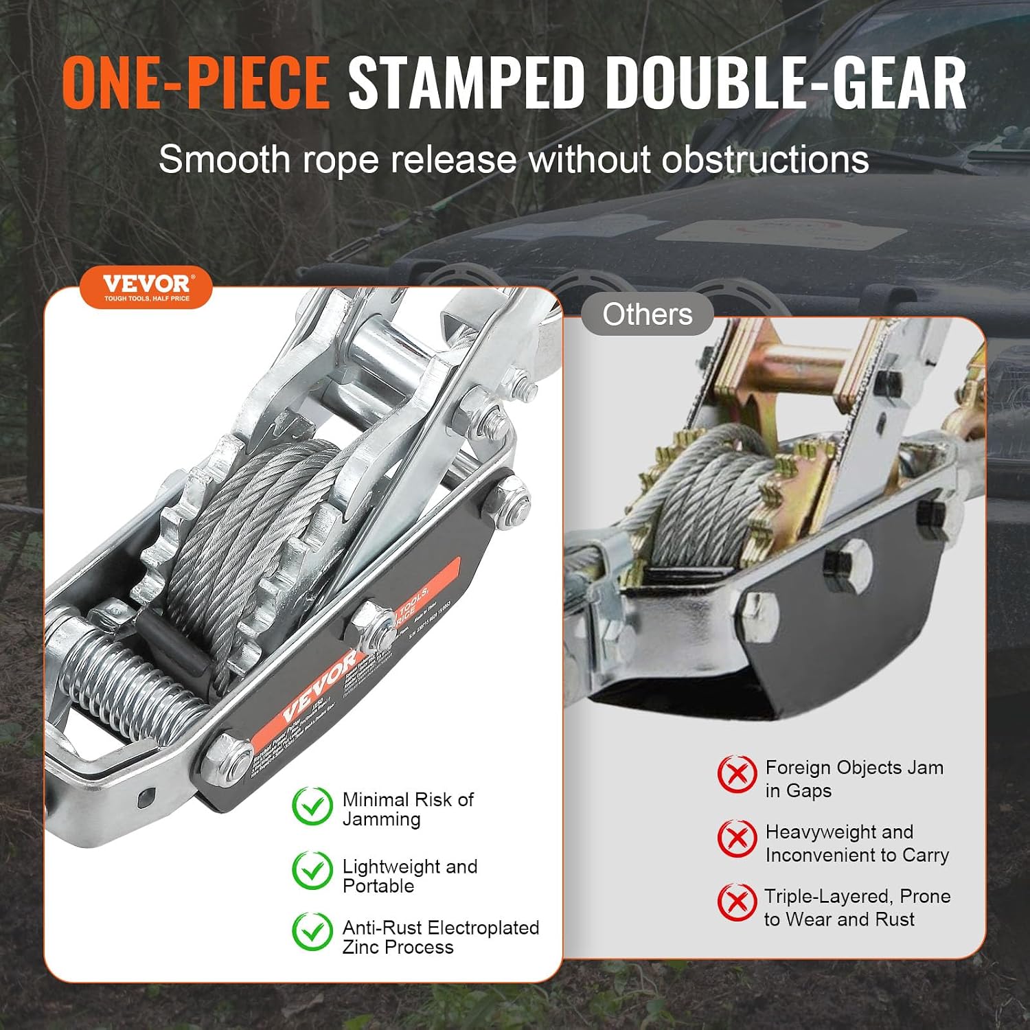 5 Ton Heavy Duty Come Along Winch