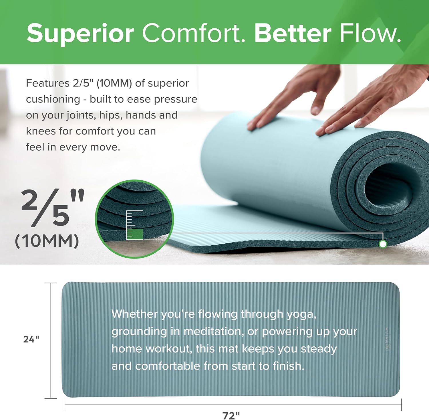 Thick Non-Slip Exercise Yoga Mat