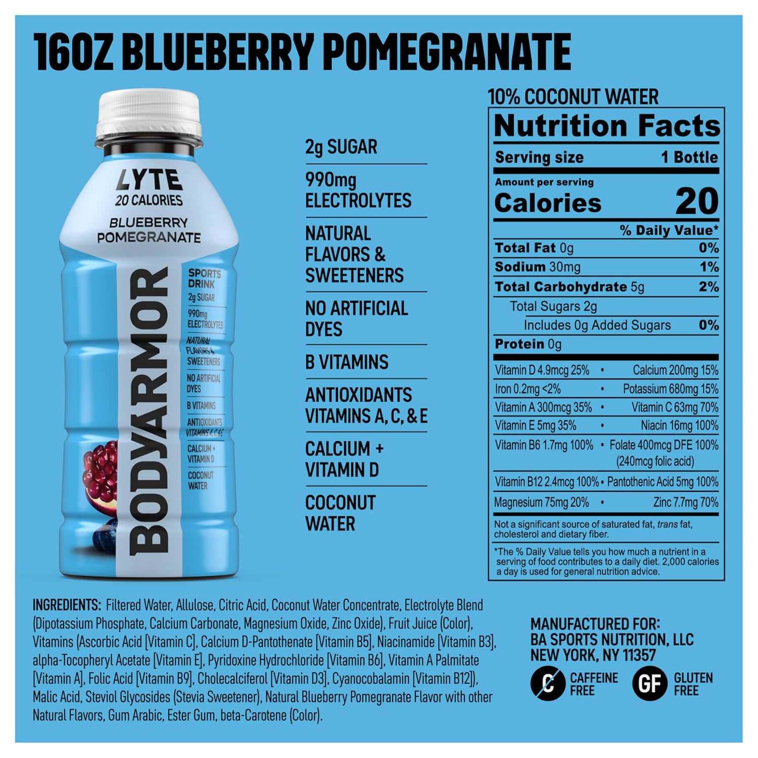 Blueberry Pom Sports Drink