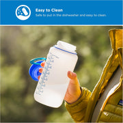 Wide Mouth 32 oz BPA-Free HDPE Water Bottle
