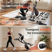 5-in-1 Folding Stationary Exercise Bike